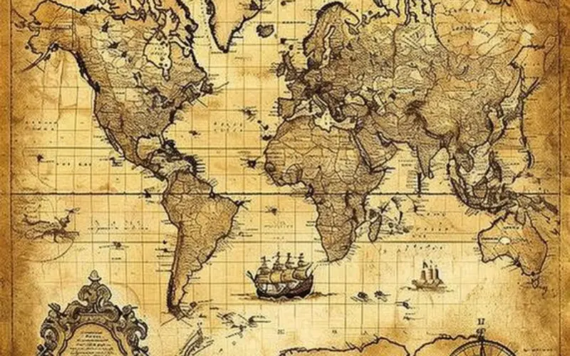 Antique Map of Artwork