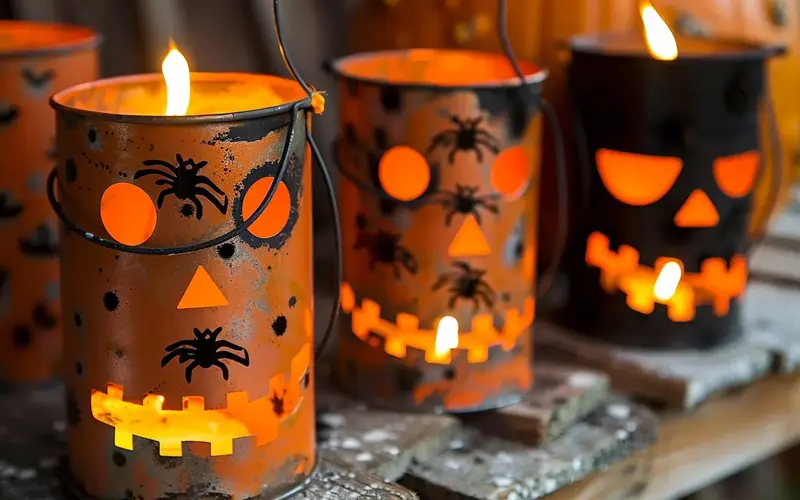 Tin Can Lanterns