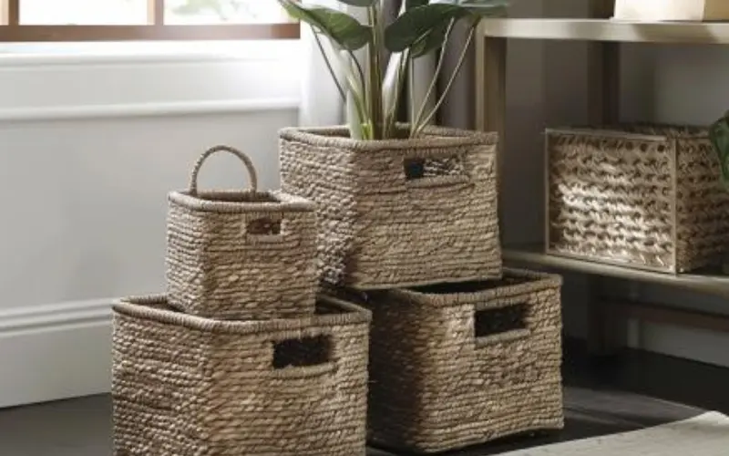 Woven Baskets or Storage Bins