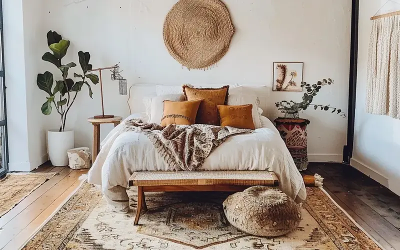 Floors (Boho Bedroom Decor Ideas)