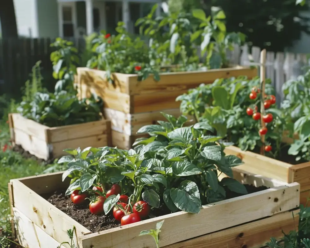 Garden Ideas for Small Spaces and Maximum Yield: Raised Beds.