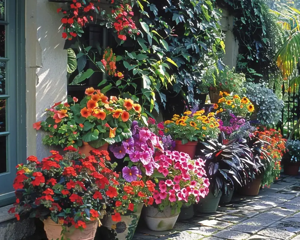 Planning Your Container Garden Oasis: Selecting the Perfect Location.