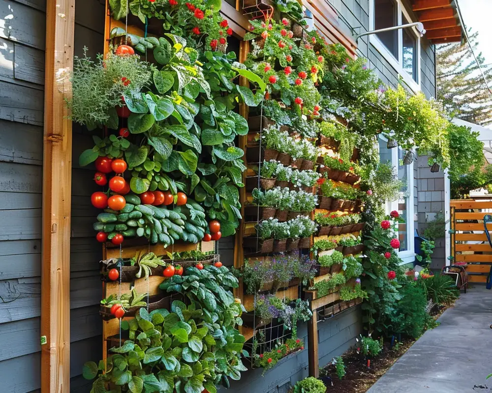 Inspiring Vegetable Garden Design Ideas: Get Creative with Your Layout: Vertical Gardening.