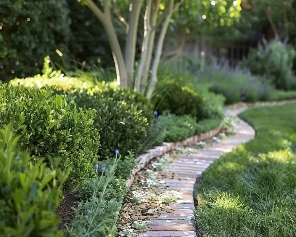 Inspiring Vegetable Garden Design Ideas: Garden Edging.