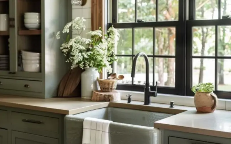 Farmhouse Sink as a Focal Point