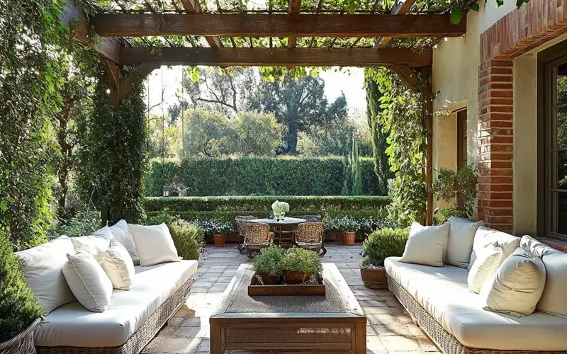 Choose weather-resistant materials to ensure your decor lasts: Outdoor elements like rain, wind, and sun can affect your patio decor. Invest in furniture, cushions, rugs, and other decorative items made from weather-resistant materials like teak, wrought iron, aluminum, or resin wicker. 