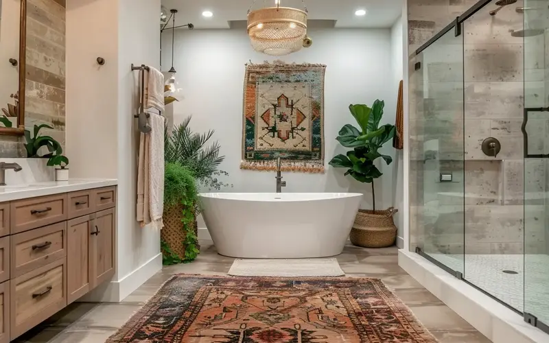 Tips for Creating a Modern Boho Bathroom