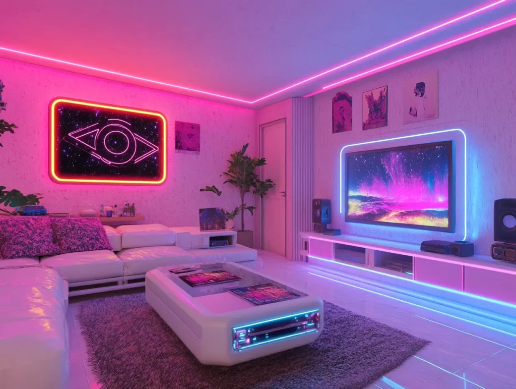 Neon Accents: