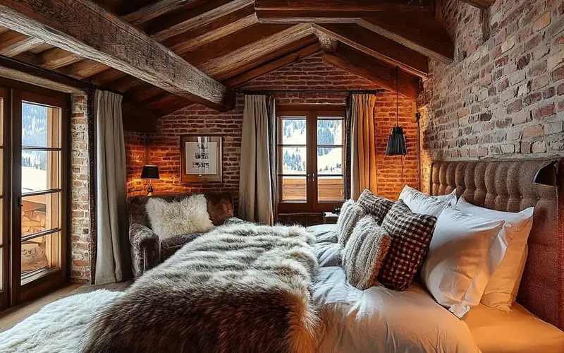 Alpine Chalet Chic (Austrian-inspired Bedroom):