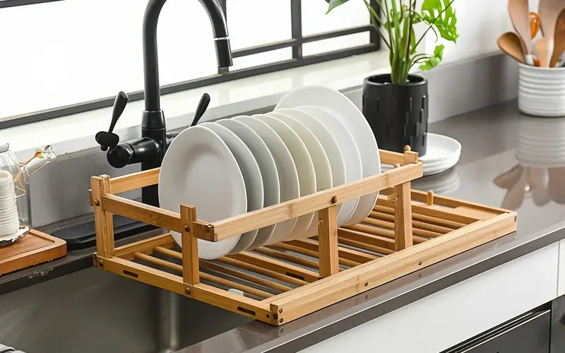 Classic Over-the-Sink Rack: Maximizes counter space, ideal for smaller kitchens: