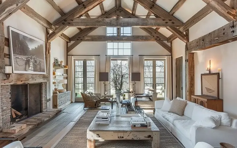 Exposed Wood Beams: Embrace Architectural Charm: