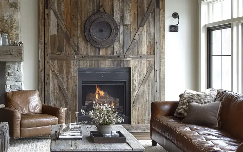 Reclaimed Wood Accents: