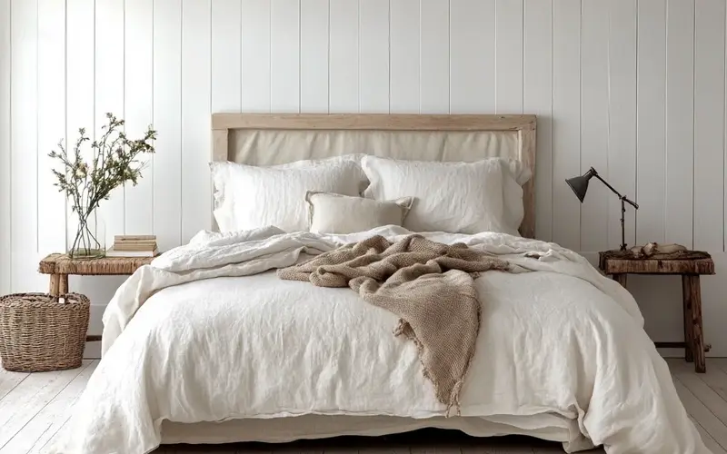 Serene Simplicity in the Bedroom (Dutch-Inspired Bedroom):