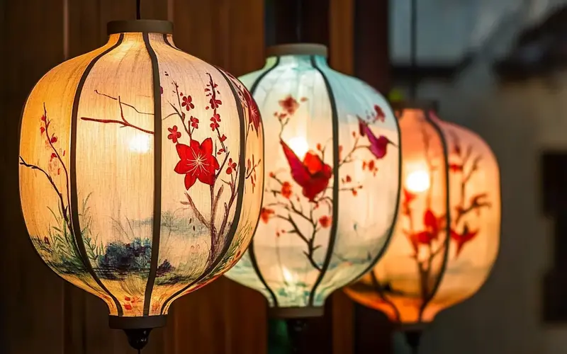 Silk Lanterns (Bedroom):