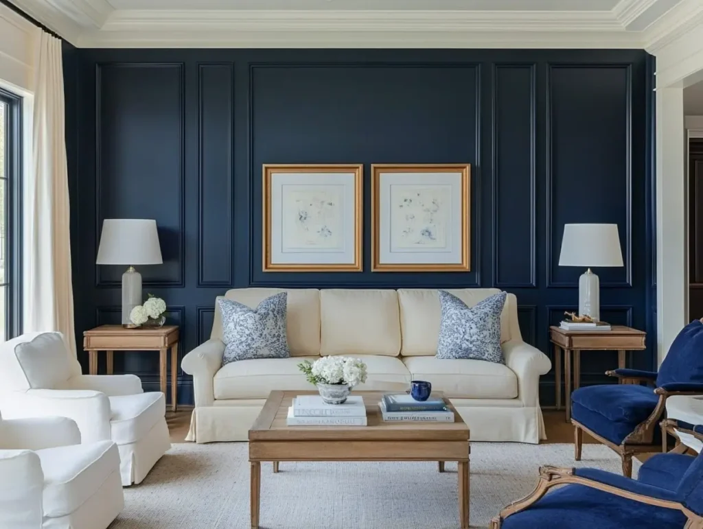 The Navy Accent Wall: Bold Beginnings: