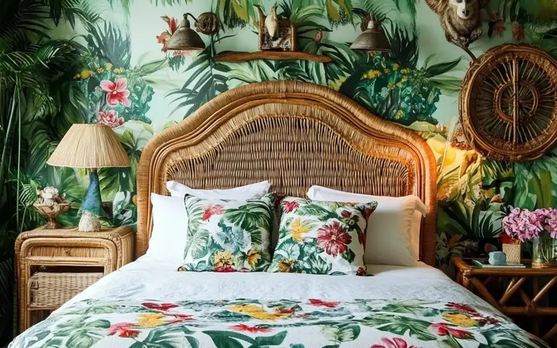 Tropical Paradise Theme (Brazilian-Inspired Bedroom):