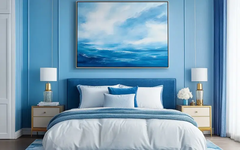 Azure Blue Artwork: