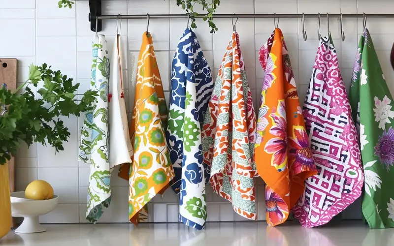 Colorful Tea Towels: Practical and Pretty: