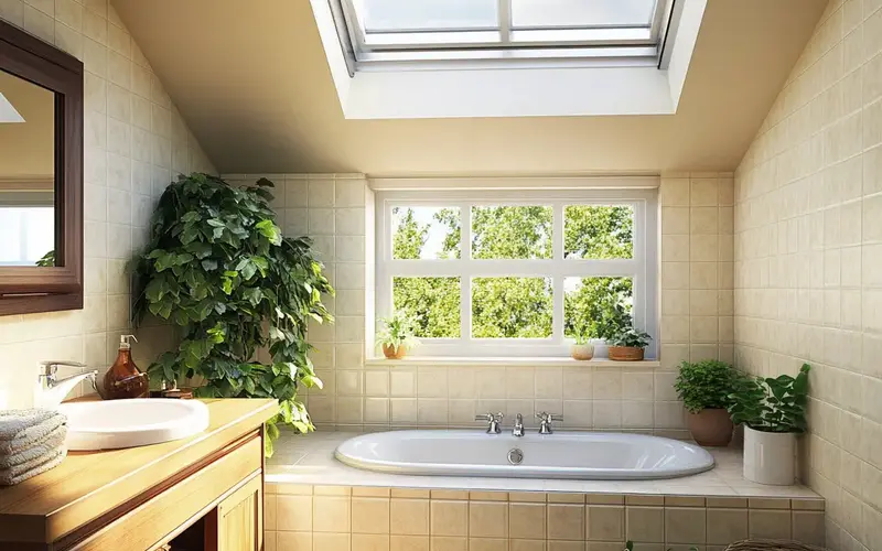 Maximize Light with Skylights or Windows: