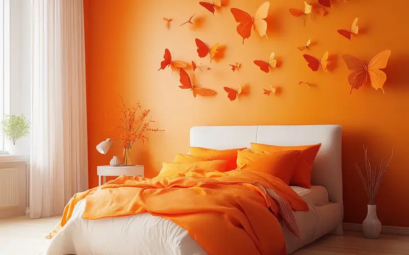 Orange Wall Decals: