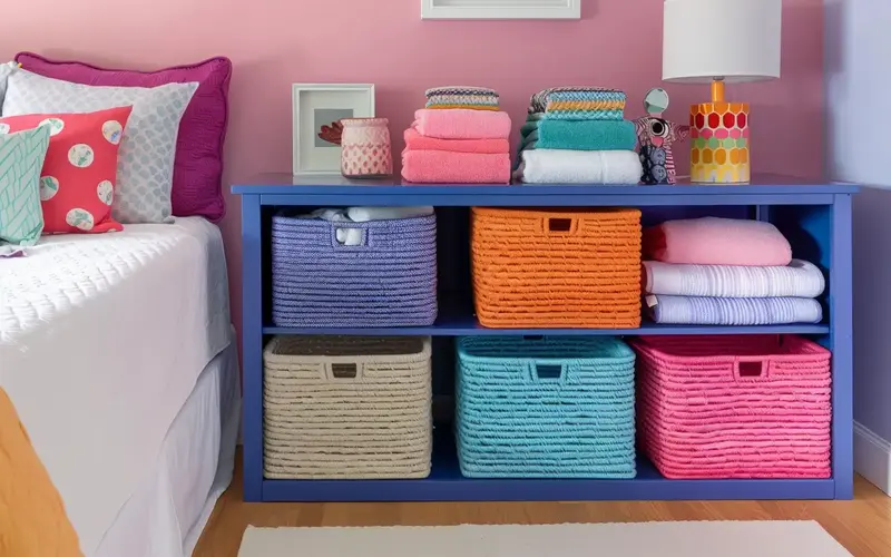 Organize in Style with Colorful Storage Solutions: