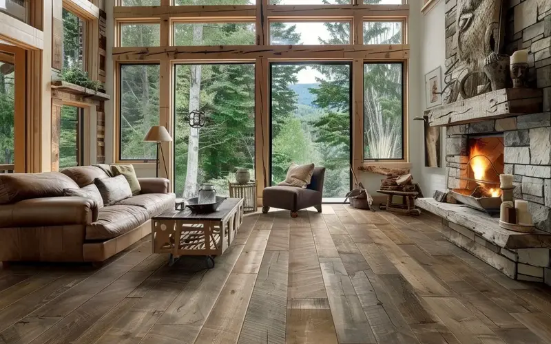 Wood Flooring: A Rustic Foundation: