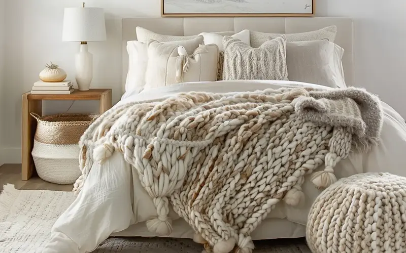 Cozy with Neutral Knits: