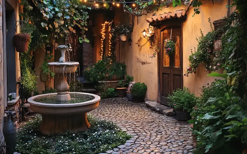 Fairy Tale Courtyard (Czech-inspired Outdoors):