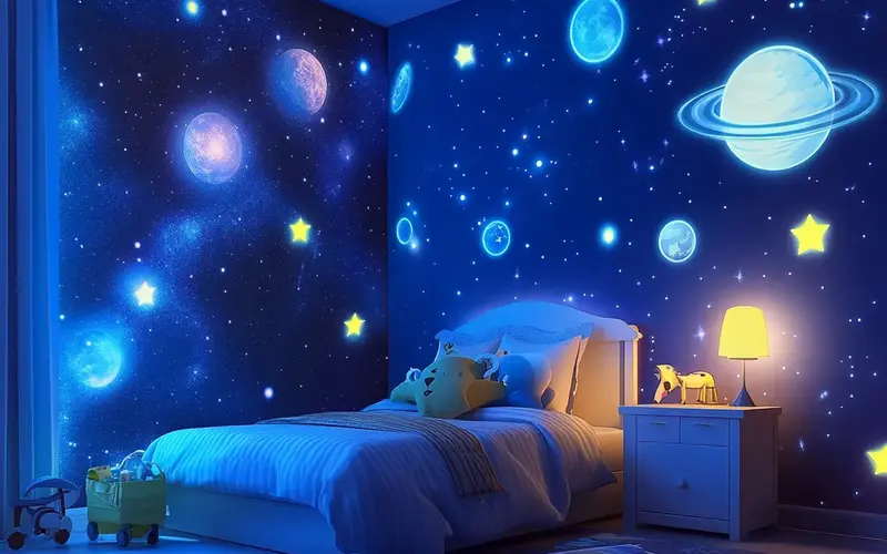 Glow-in-the-Dark Wall Decals: