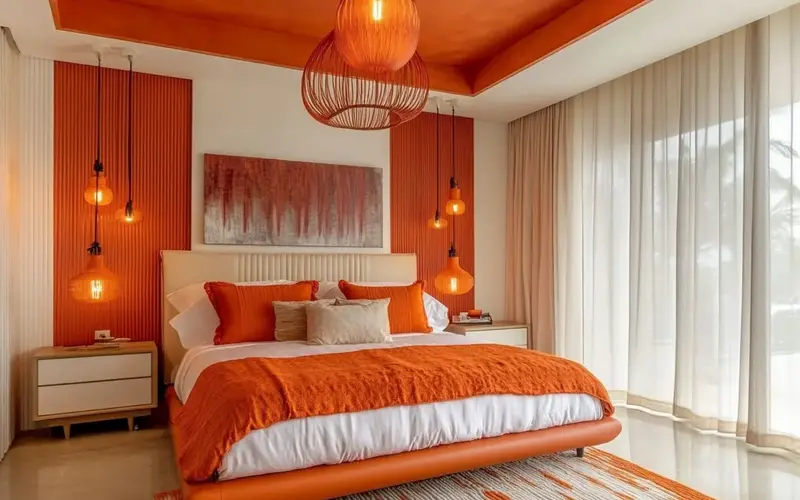 Orange Lighting Fixtures: