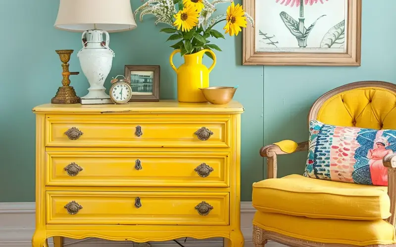 Repurpose Furniture with a Coat of Paint: