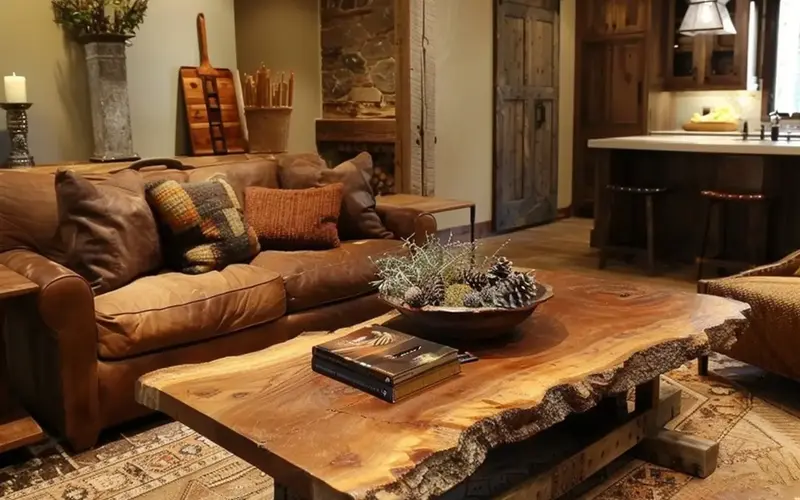 Rustic Coffee Table: A Gathering Place: