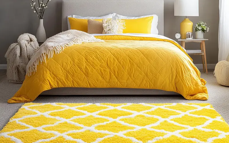 Yellow Area Rug: