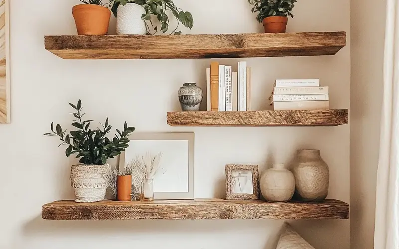 Floating Shelves: