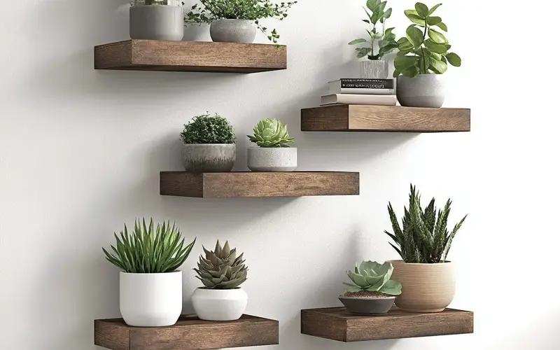 Floating Shelves: 