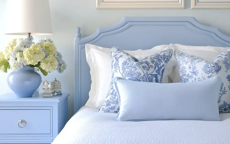 Periwinkle Blue Nightstands: