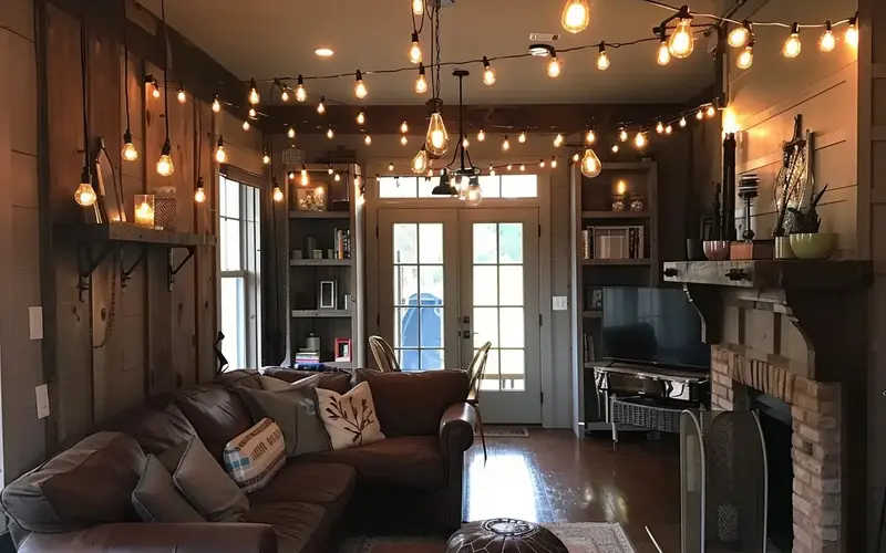 String Lights with Edison Bulbs: