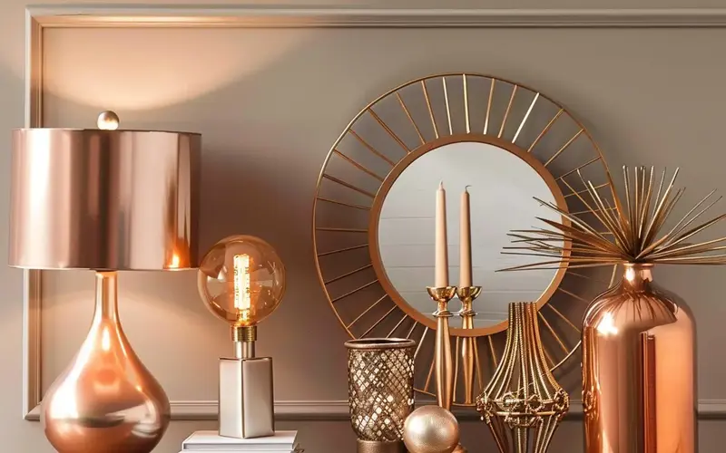 Utilize Warm Metallics: