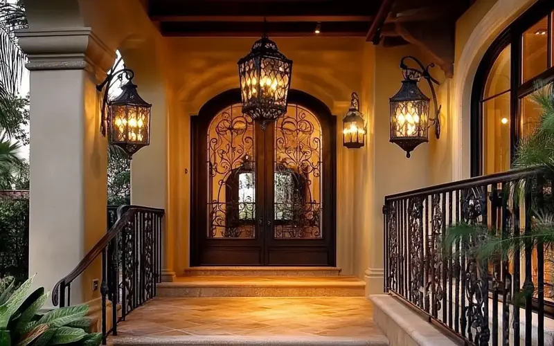 Wrought Iron Lighting: 