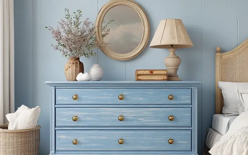 Cornflower Blue Dresser: