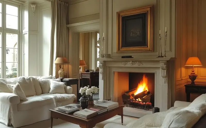 Fireplace: