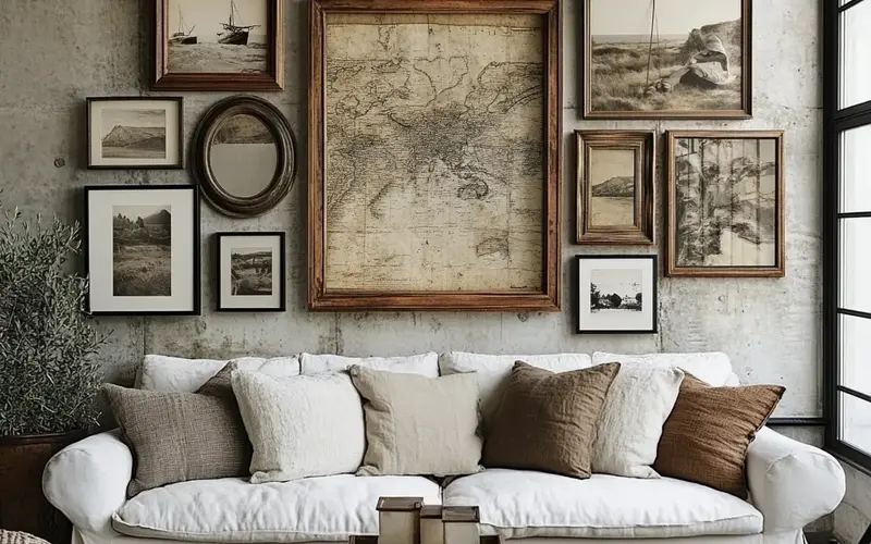 Hang a Rustic Gallery Wall: