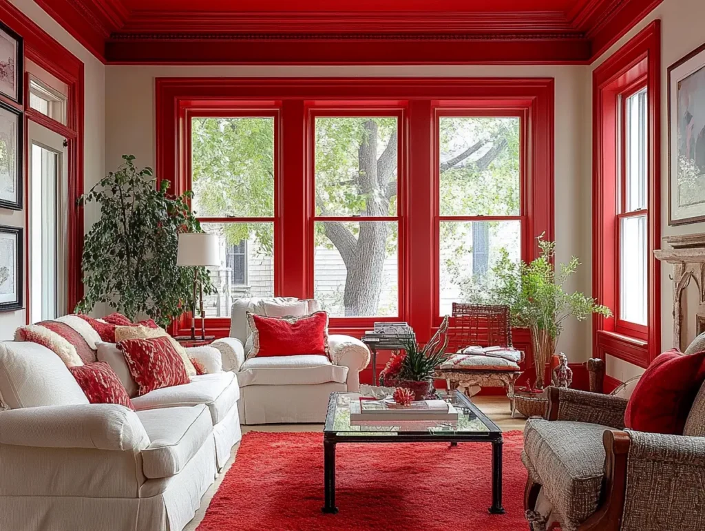 Red Trim and Molding