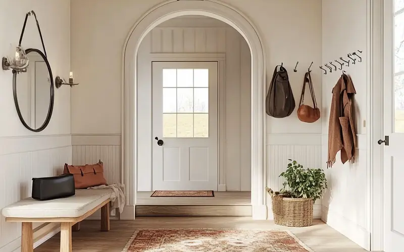 Swedish-Inspired Entryway Welcoming: