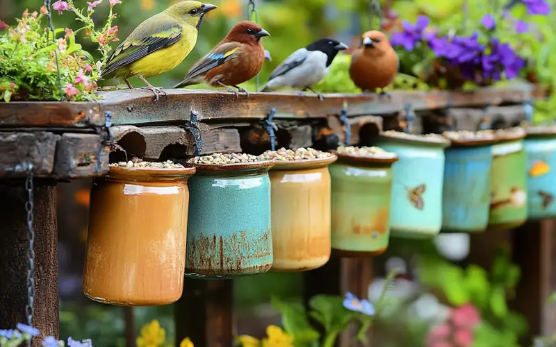 Bird Feeder Buffet: