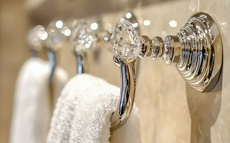 Crystal or Glass Hooks: