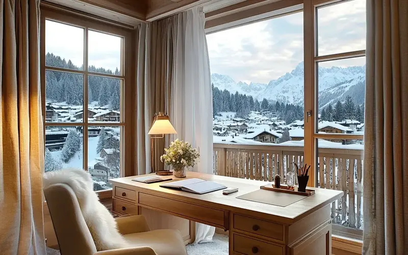 Home Office with a View (Austrian-inspired Home Office):