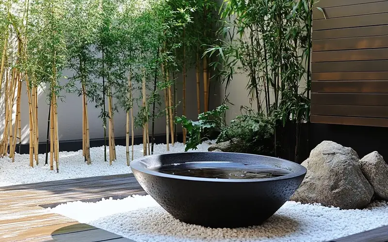 Outdoor: Zen Garden Retreat with a German Touch: