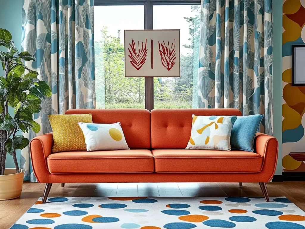 Patterned Curtains: