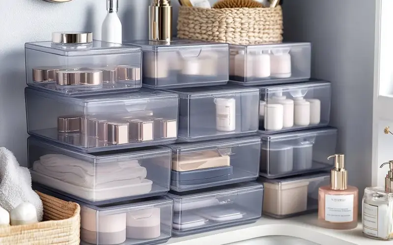 Stackable Storage Bins: